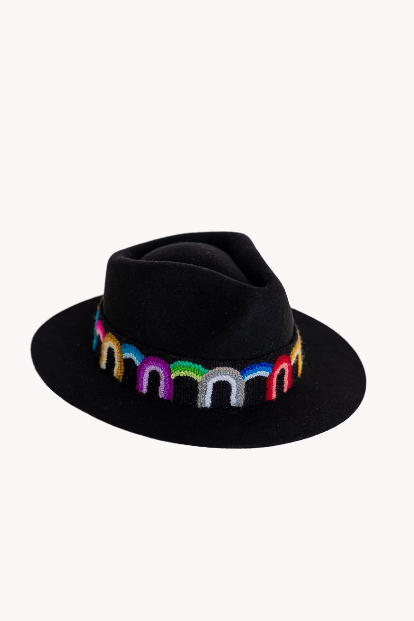 Black Fedora Hat by Andeana Hats
