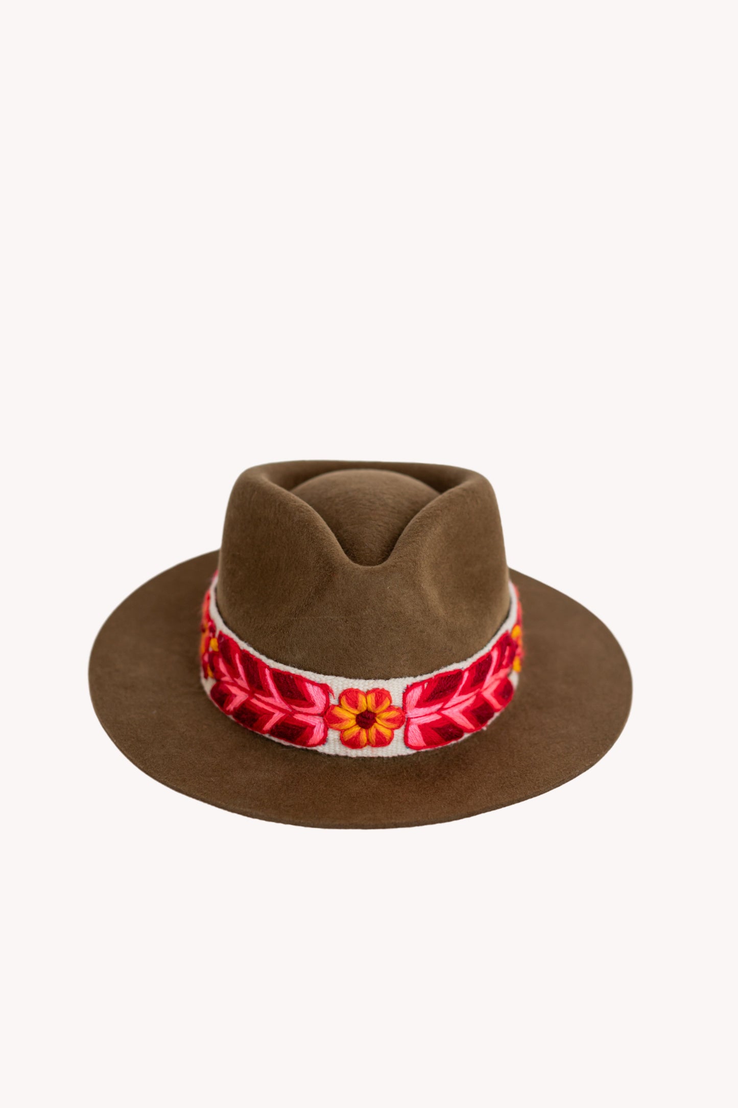 Chestnut Fedora Hat by Andeana Hats