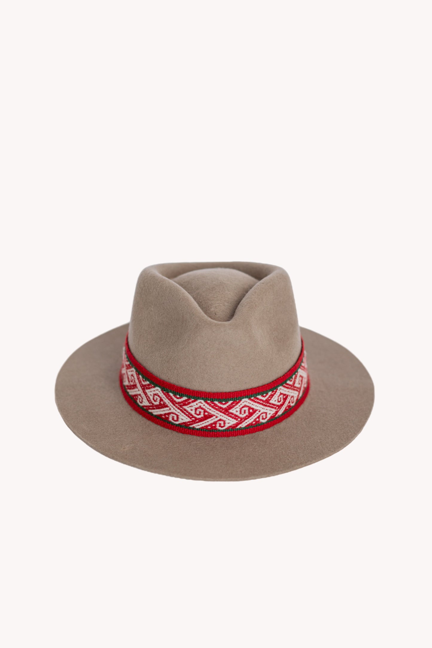 Beige Fedora Hat by Andeana Hats