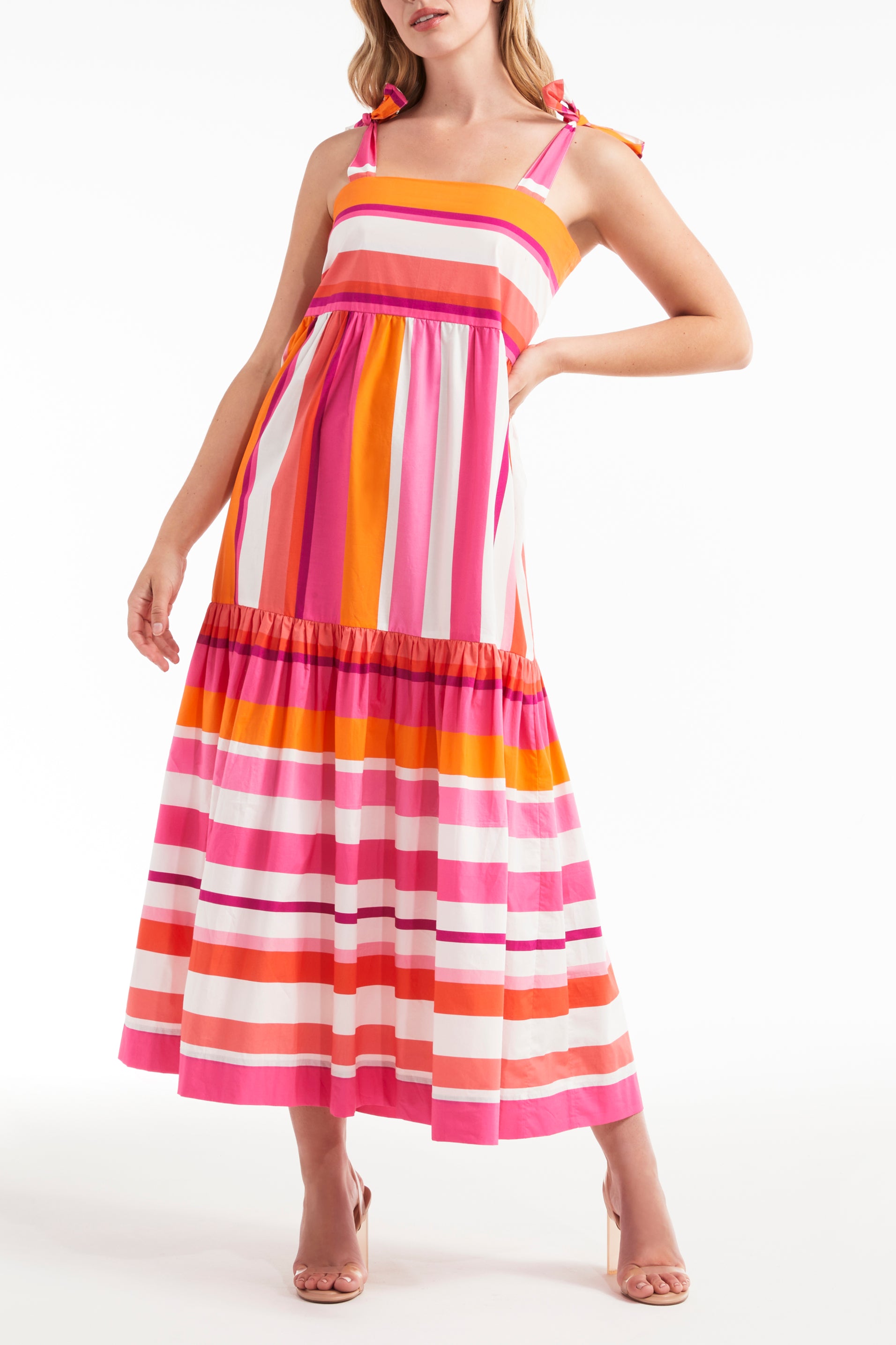 Favorite Bridget Tie Maxi Dress by Hermoza