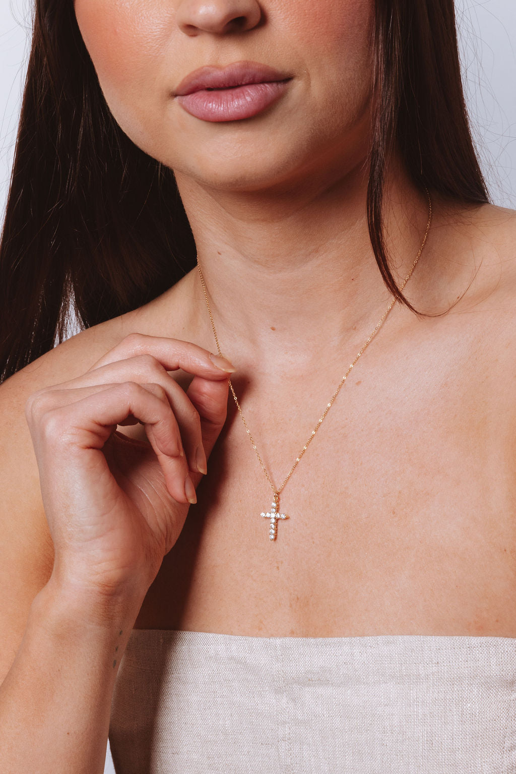 Asher Cross Necklace by Set & Stone