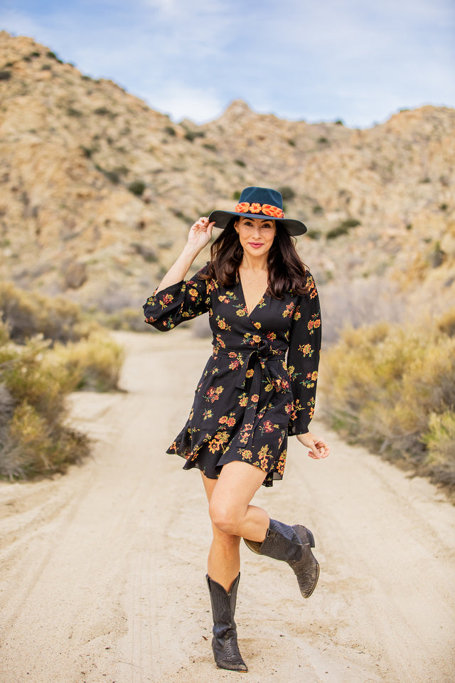 Charcoal Western Hat by Andeana Hats