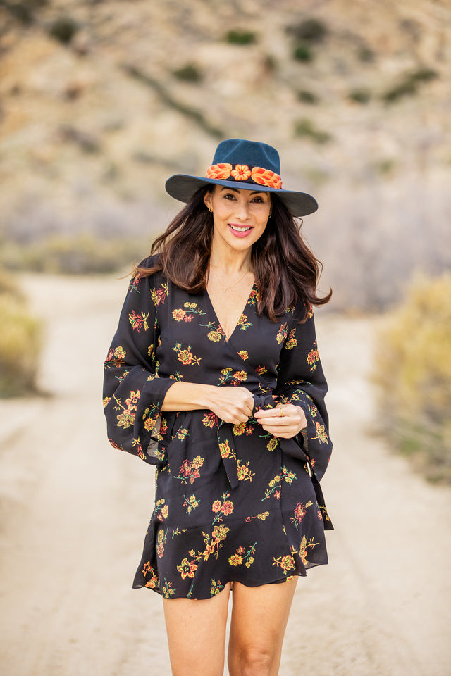 Charcoal Western Hat by Andeana Hats