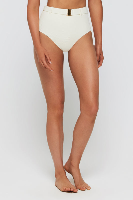 Best Seller Lucia High Waisted Belted Two-Piece Bottom by Hermoza