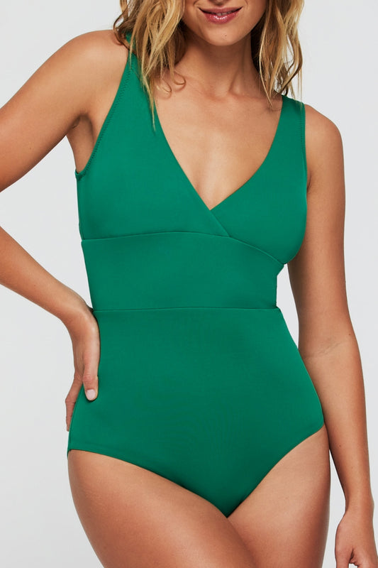 Favorite Noni V-Neck Sculpting One-Piece Swimsuit by Hermoza
