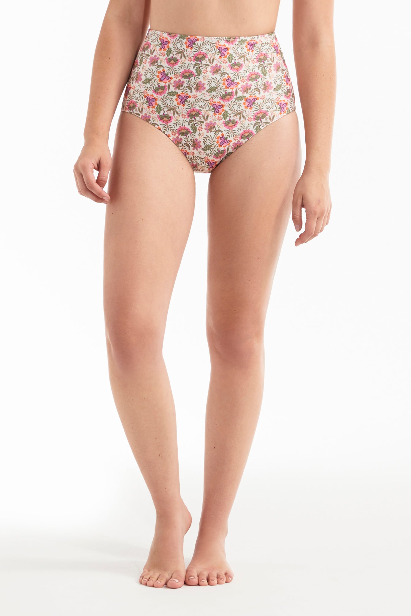 Best Seller Mackenzie Sculpted High Waisted Two-Piece Swimsuit Bottom by Hermoza