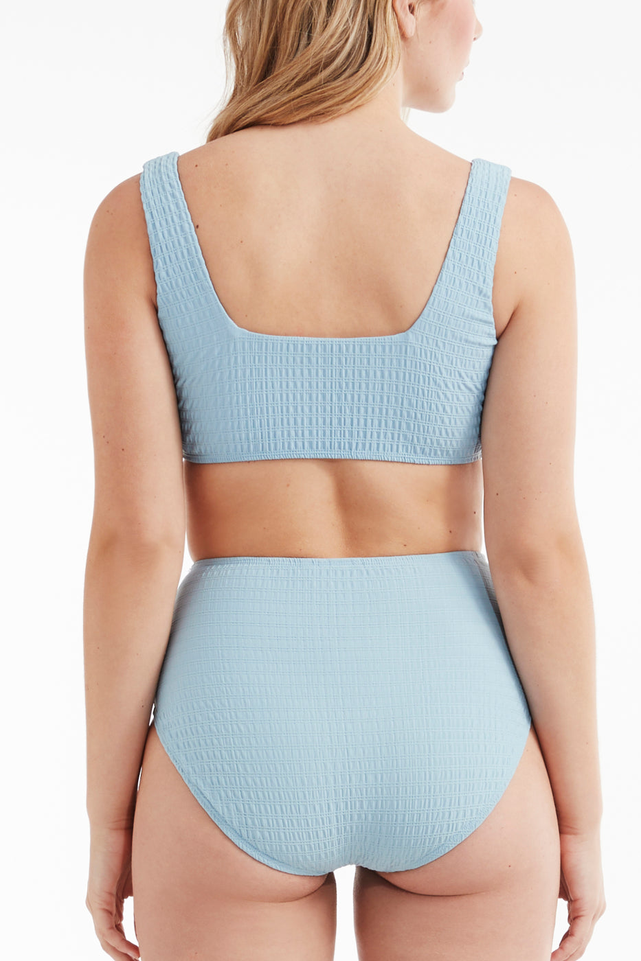 Best Seller Carrie Square Neck Two-Piece Bikini Top by Hermoza