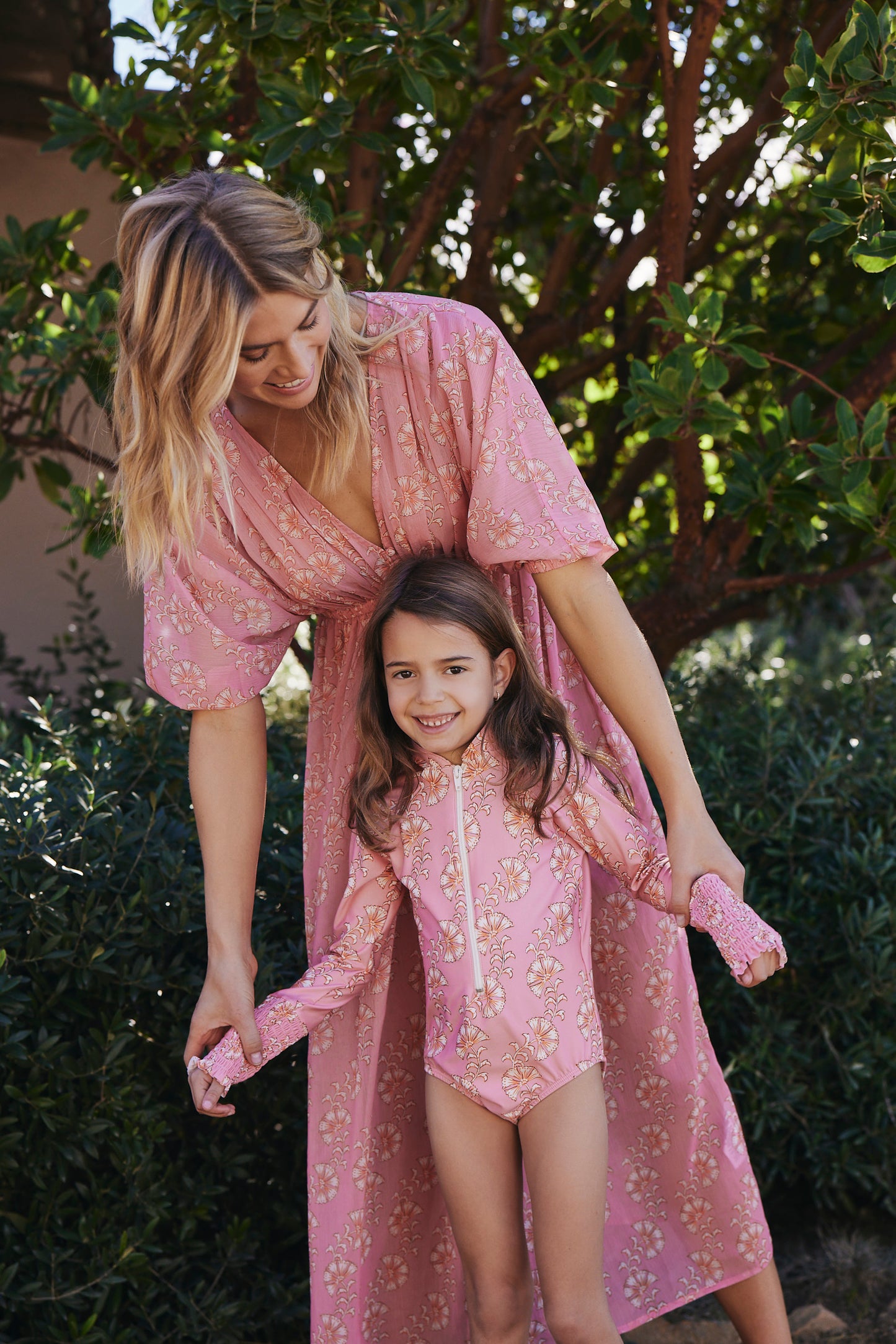 Little Gayle Long Sleeve Zipper One-Piece Swimsuit