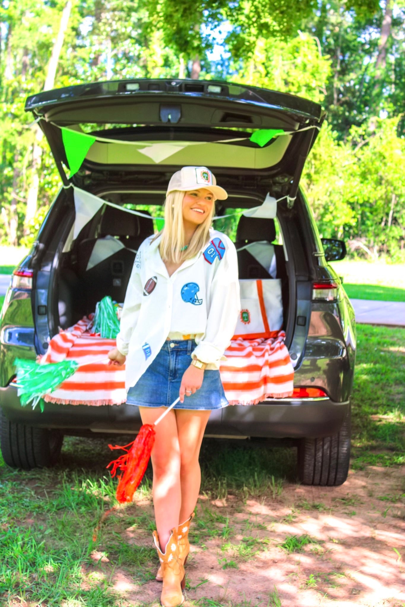 Gameday Oxford in Blue by TELA Mercantile