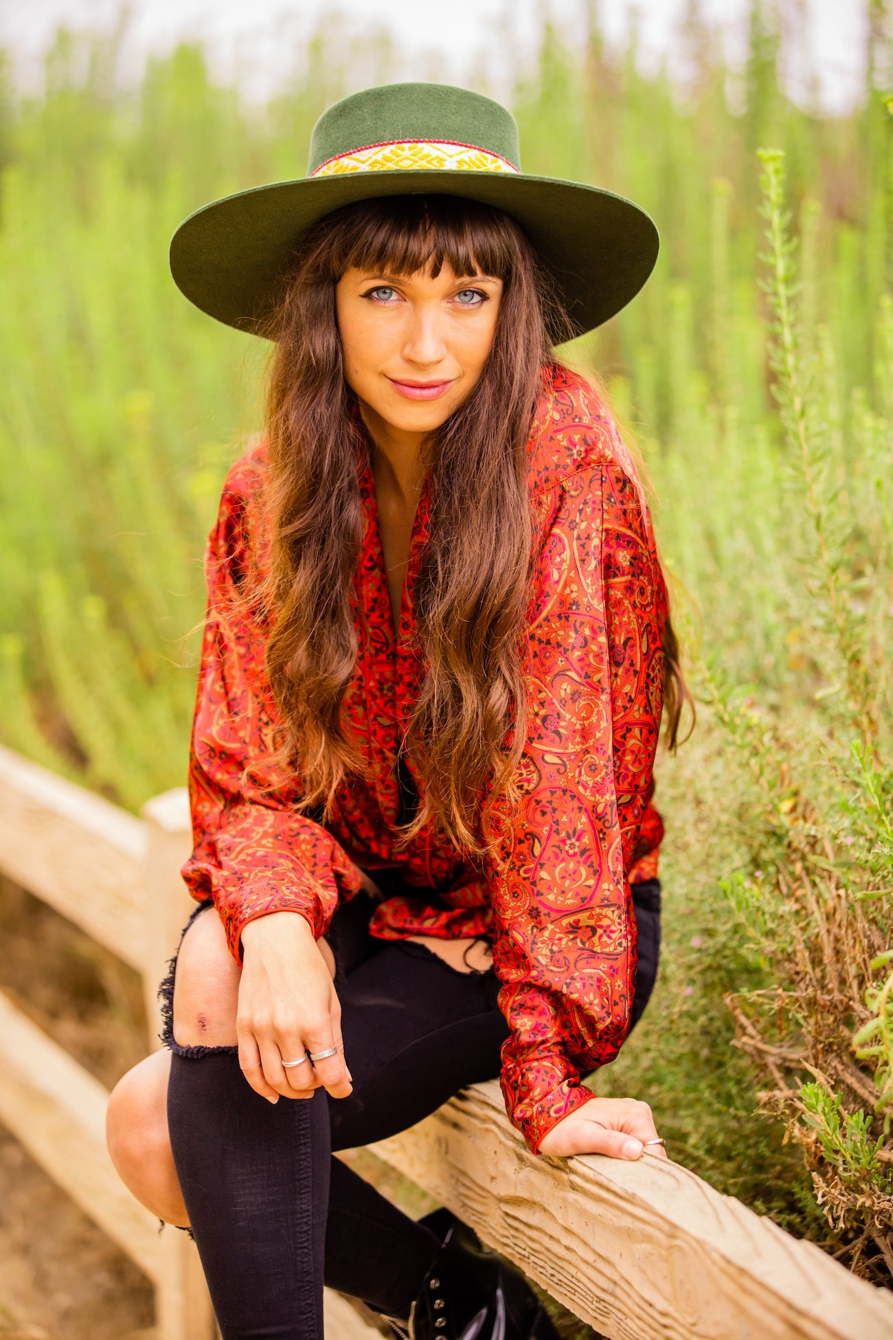 Hunter Green Spanish Hat by Andeana Hats