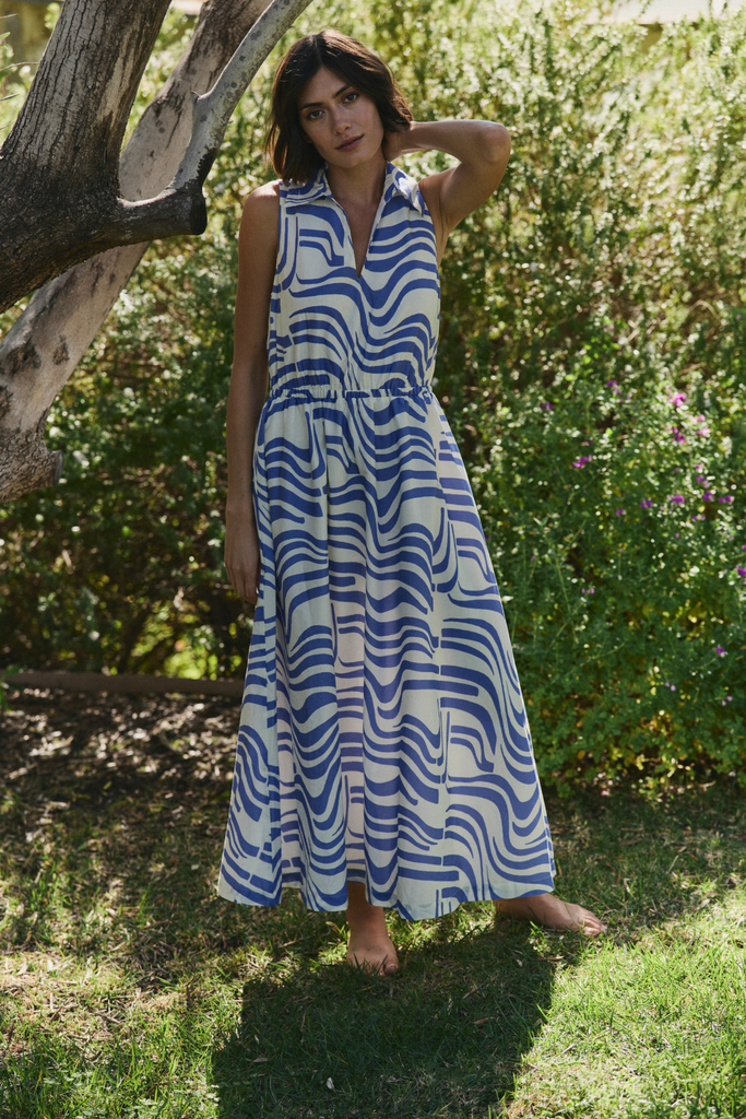 Alice Midi Dress in Revel in Retro Revel in Retro / S at Hermoza