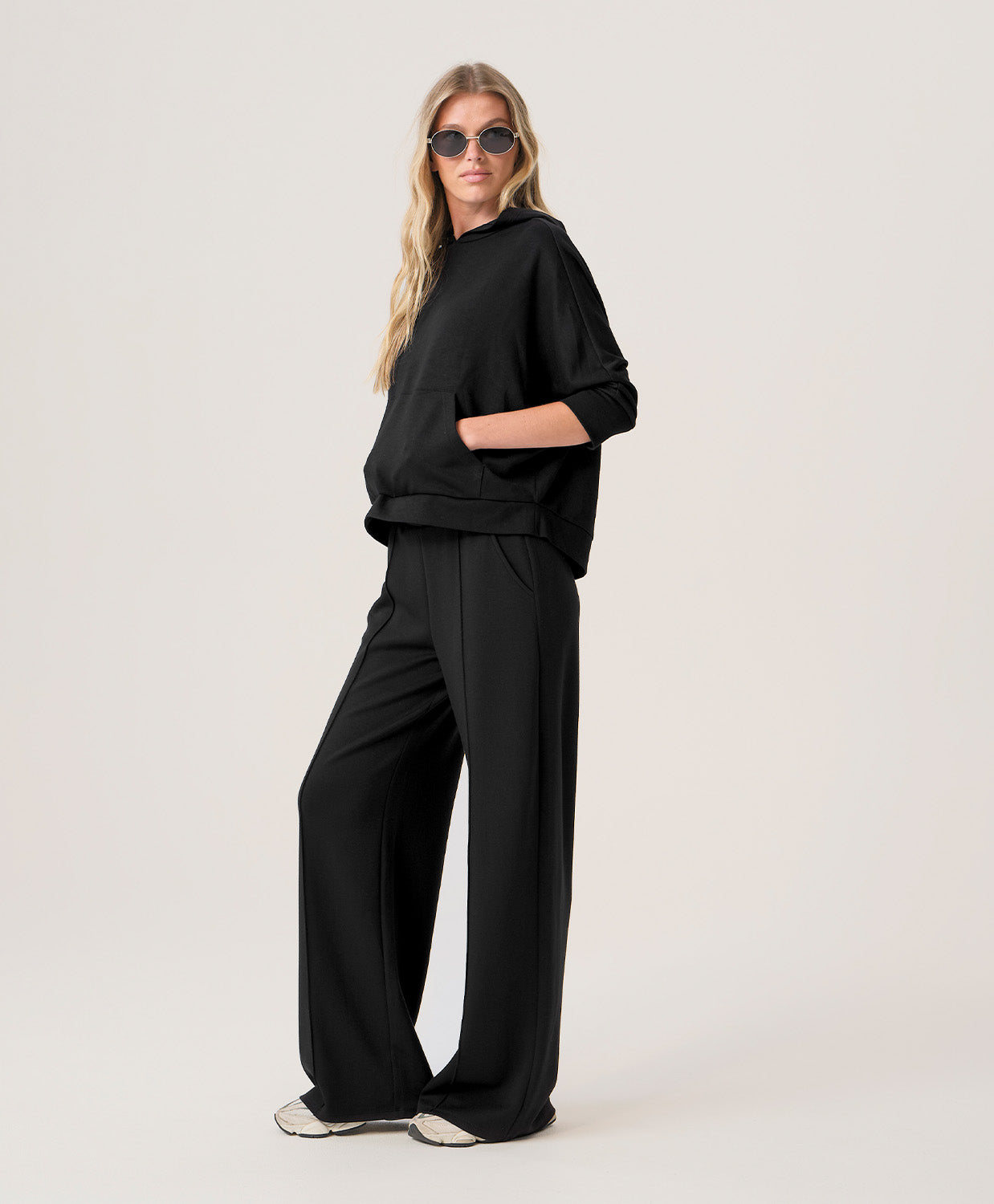 Black Travel Hoodie by PQ Swim