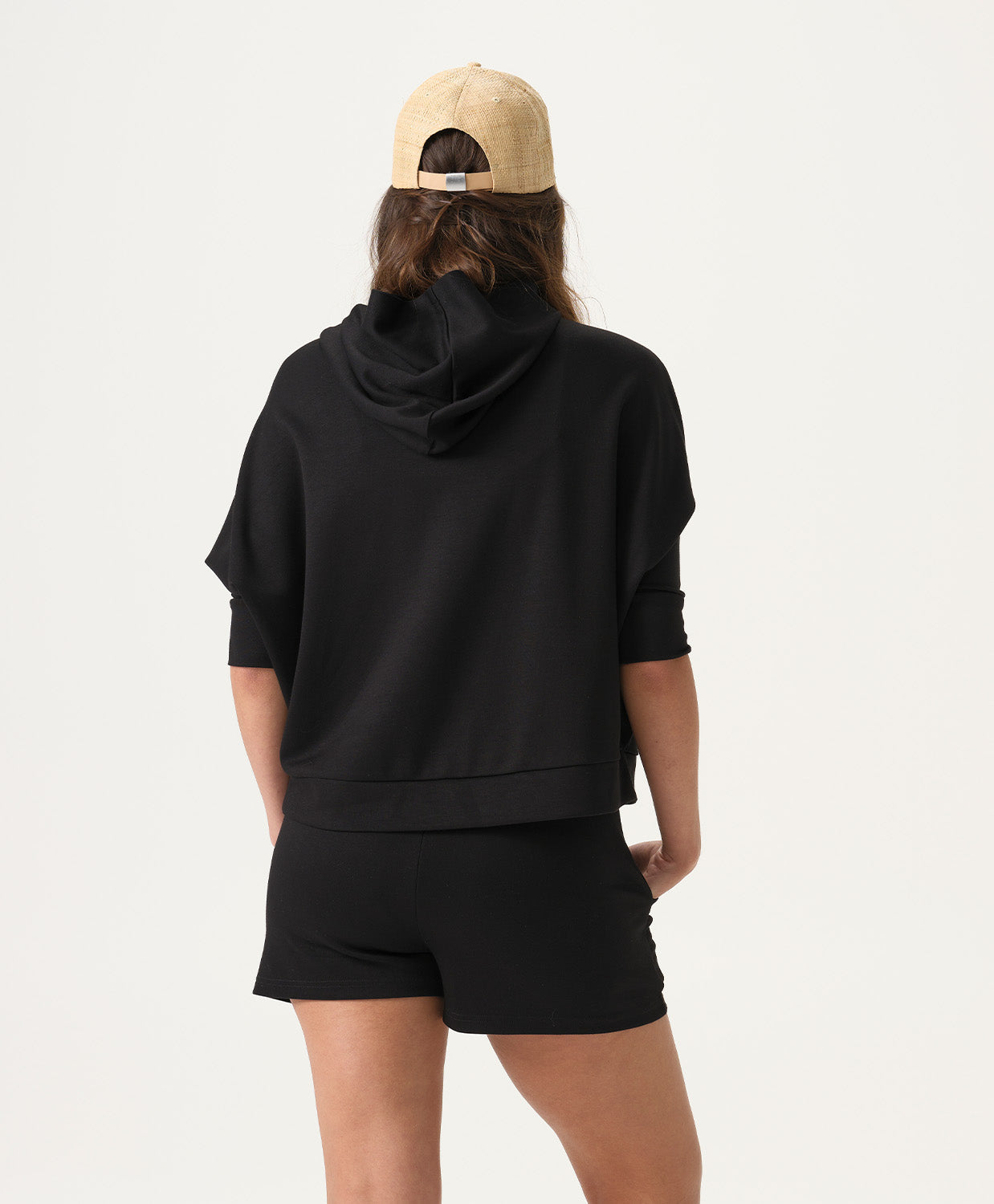 Black Travel Hoodie by PQ Swim