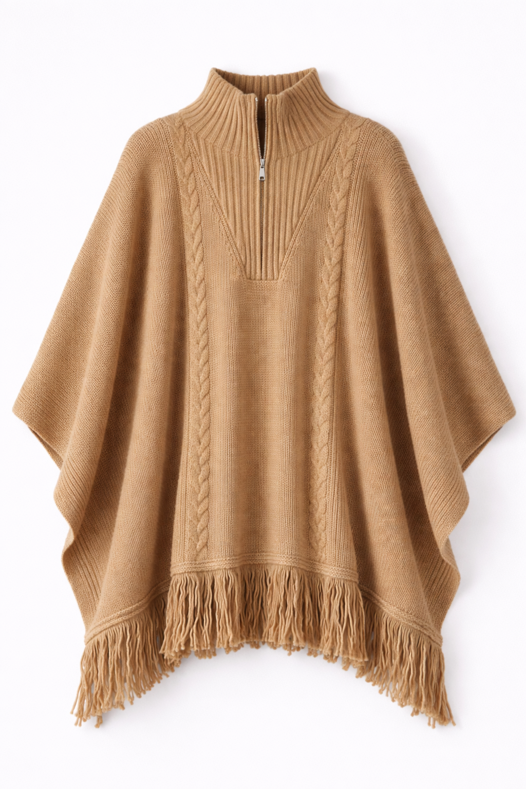 Mary Lou Camel Poncho - FINAL SALE