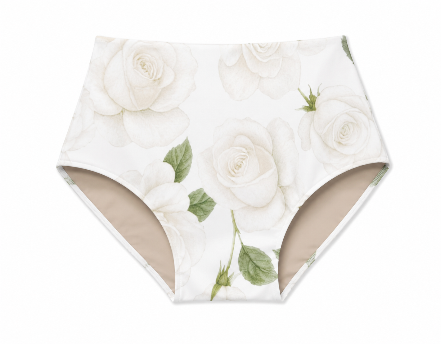 Grace High-Waist Swimsuit Bottom in Grace in Bloom