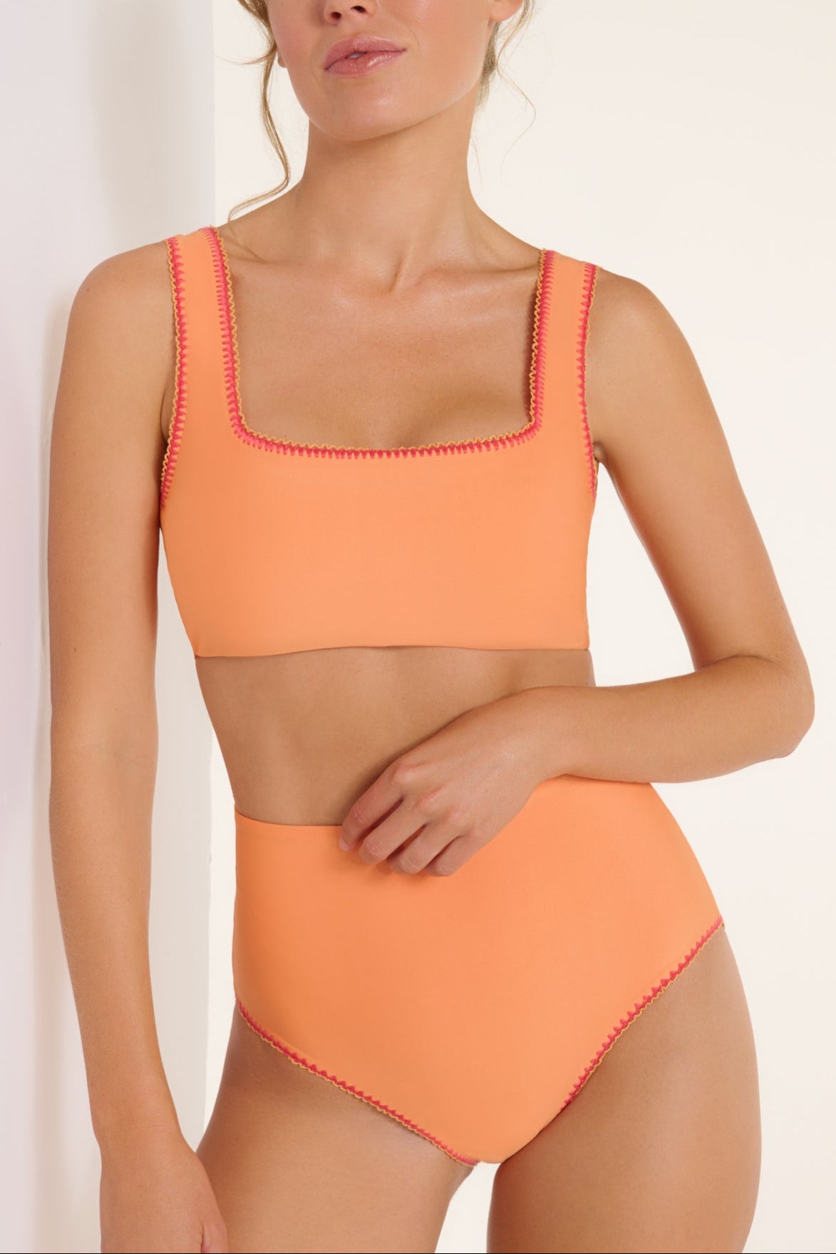 Back in Carrie Top in Papaya by Hermoza