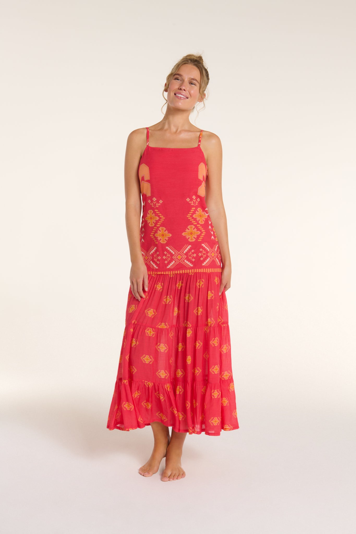 Poppy Dress in Tribal Gone West