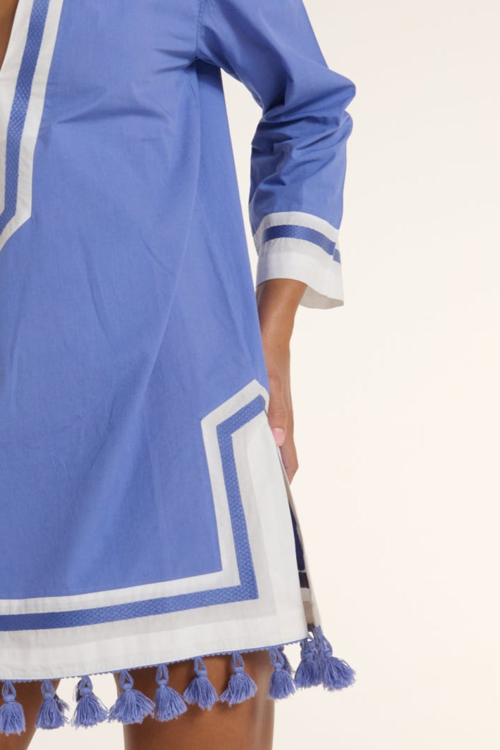 New in Monica Tunic in CornFlower by Hermoza