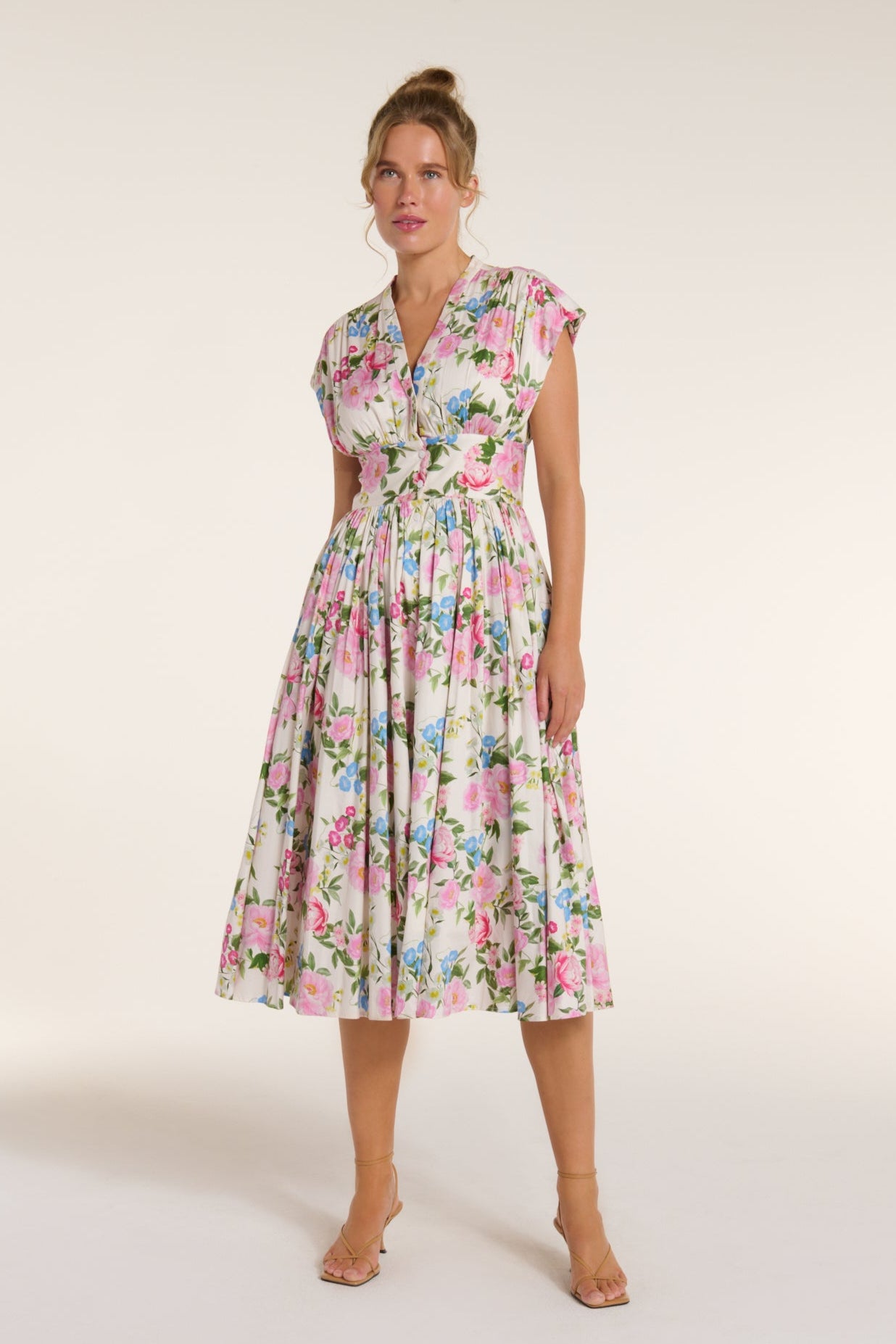 New Product Tiffany Dress in Blooming in Breeze by Hermoza