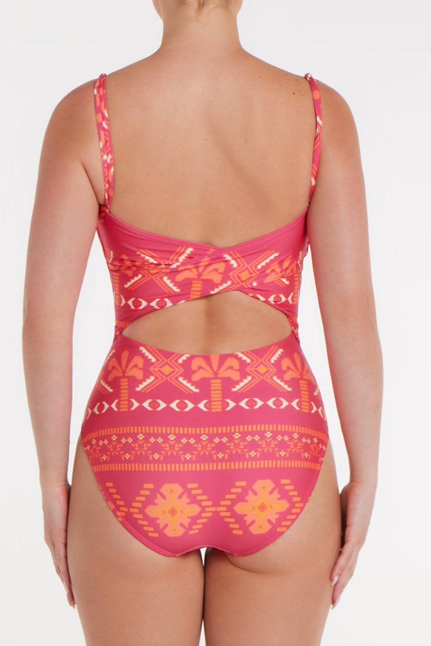 New in Leonor One-piece Swimsuit in Tribal Gone West by Hermoza