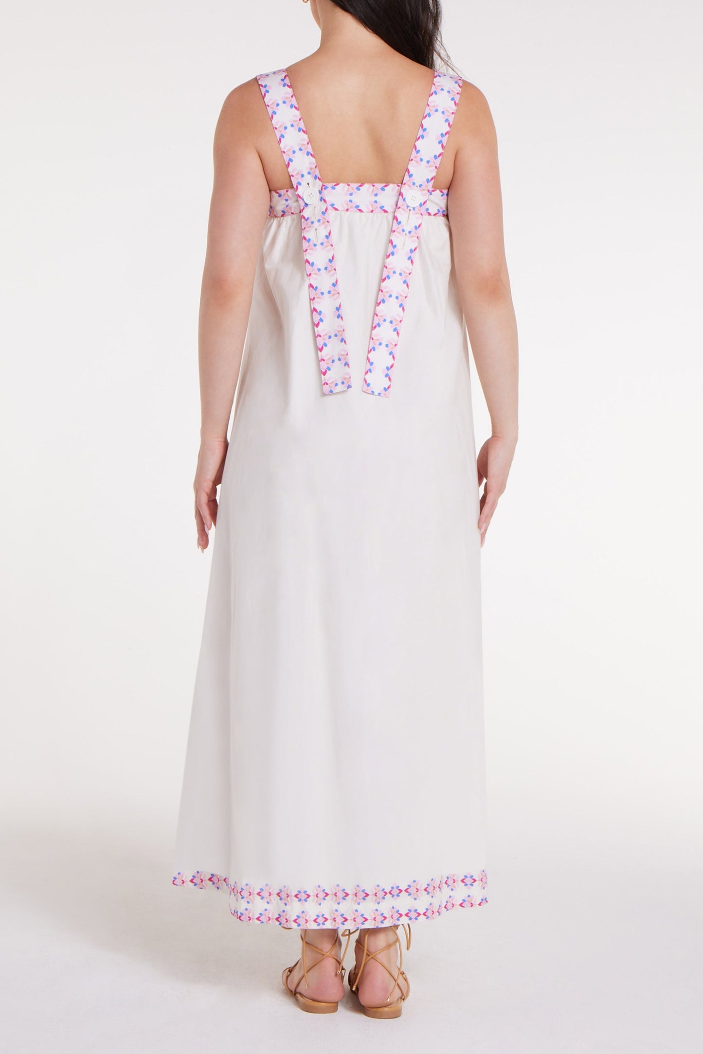 Ava Maxi Dress in Graceful Garlands