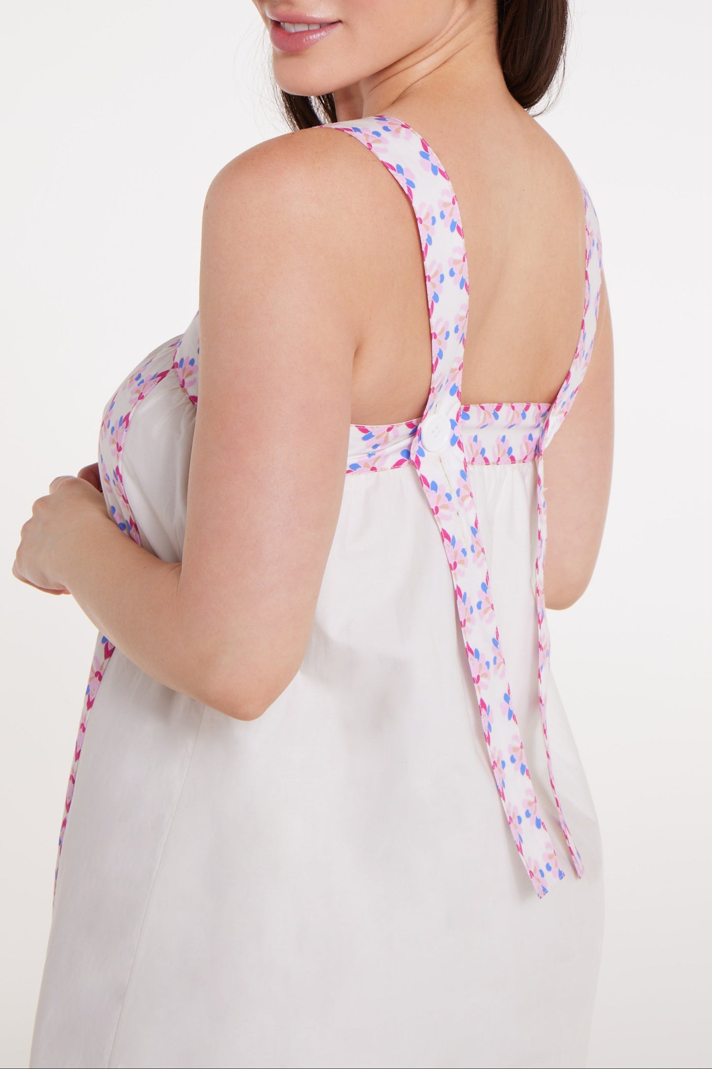 New Product Ava Dress in Graceful Garlands by Hermoza