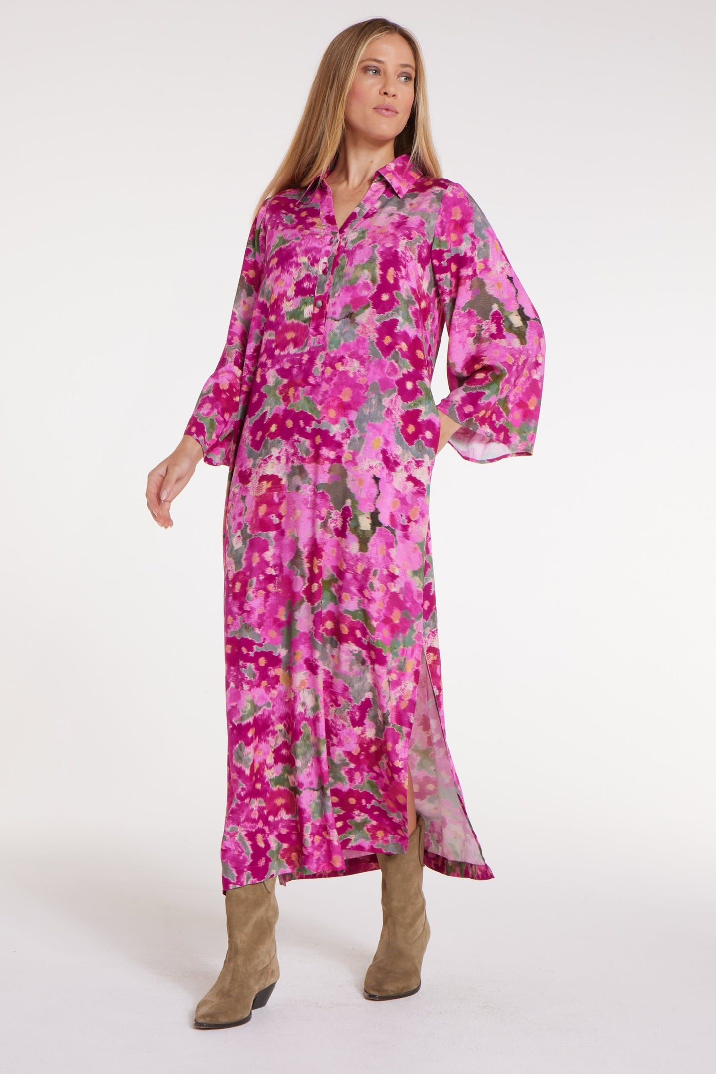 Favorite Antoinette Pocket Midi Dress by Hermoza