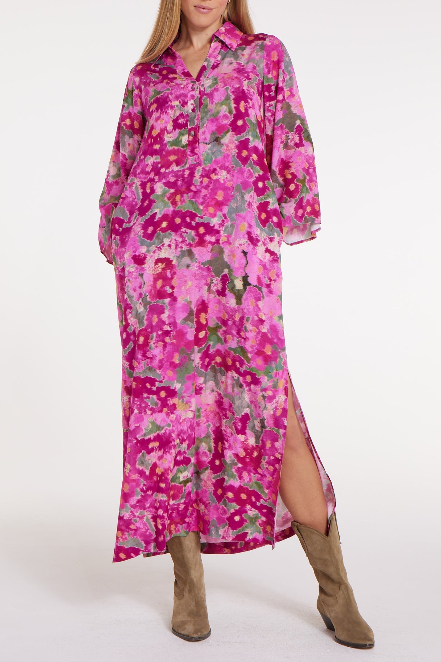 Favorite Antoinette Pocket Midi Dress by Hermoza