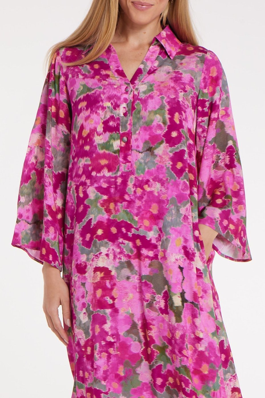 Favorite Antoinette Pocket Midi Dress by Hermoza