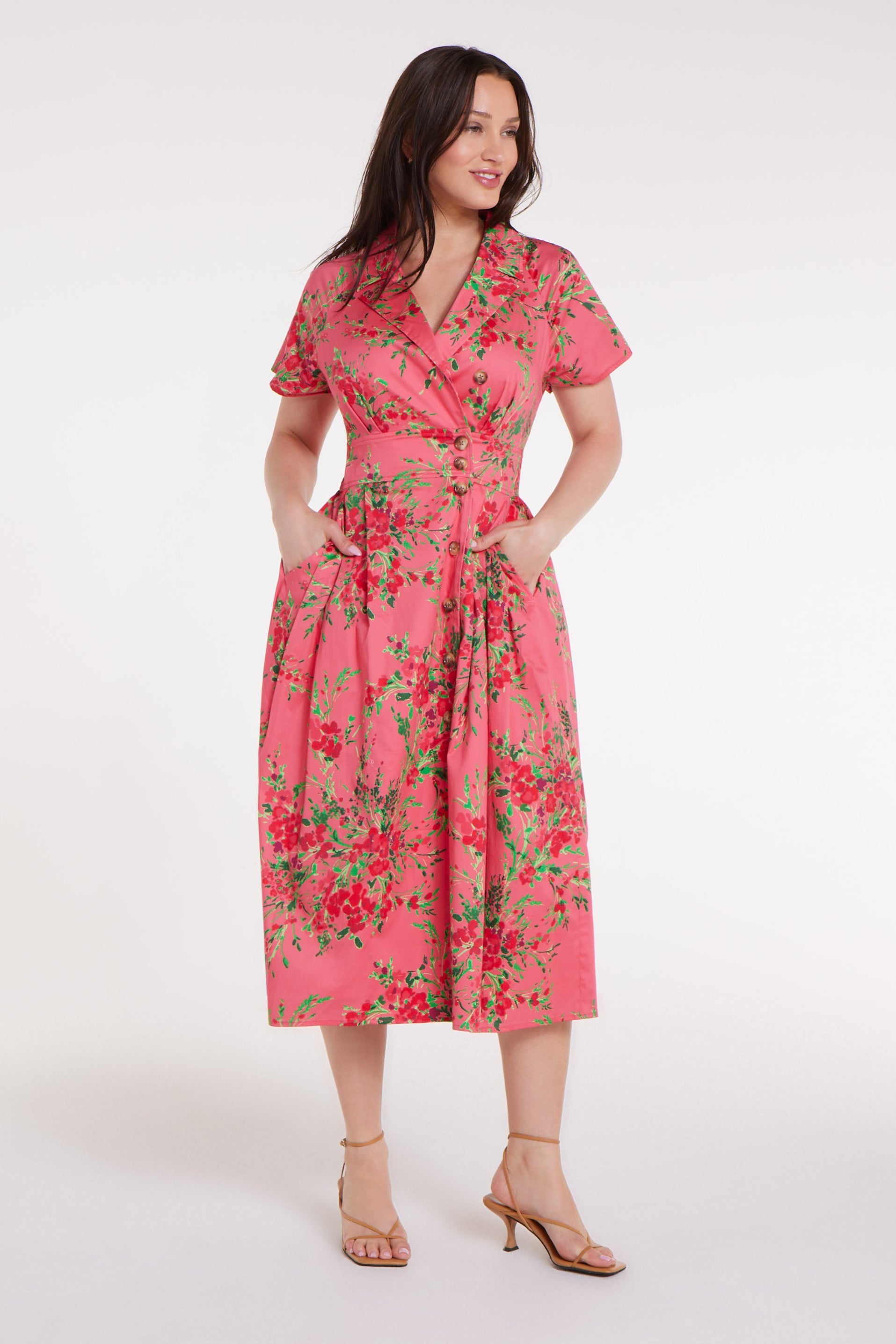 Back in Elena Dress in Wonderland Wonder by Hermoza