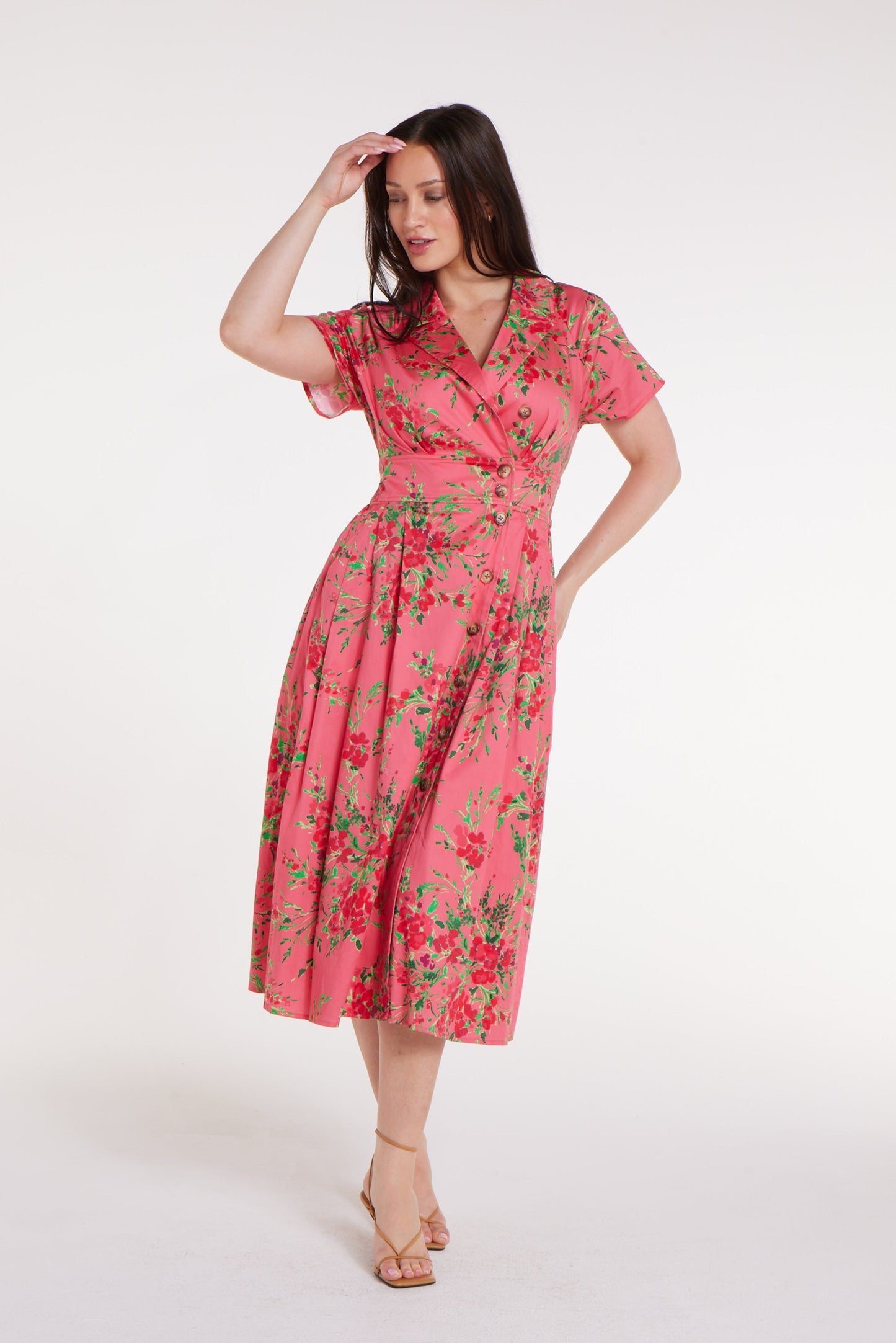 Back in Elena Dress in Wonderland Wonder by Hermoza