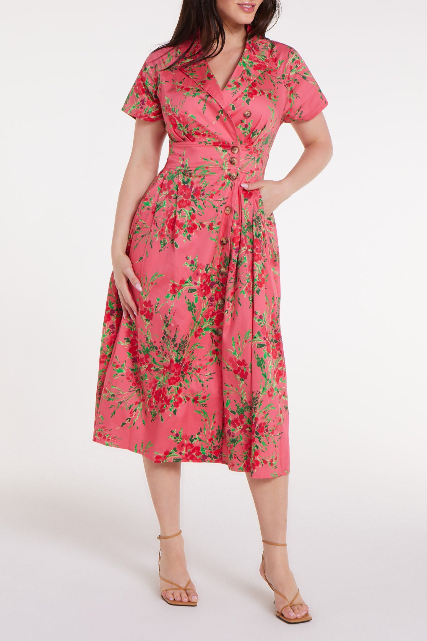 Back in Elena Dress in Wonderland Wonder by Hermoza