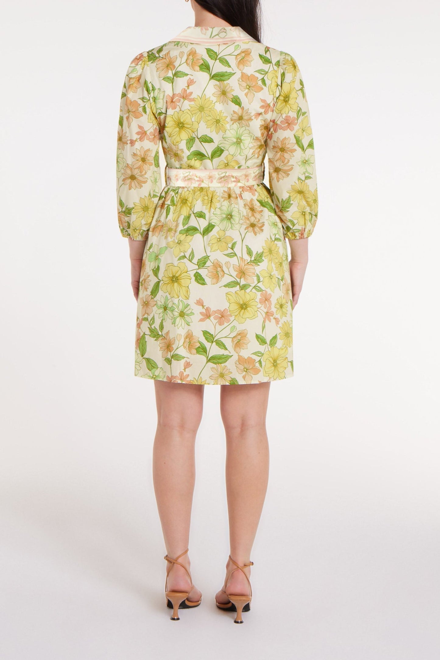 Best Seller Halle Dress in Sights of Springs by Hermoza