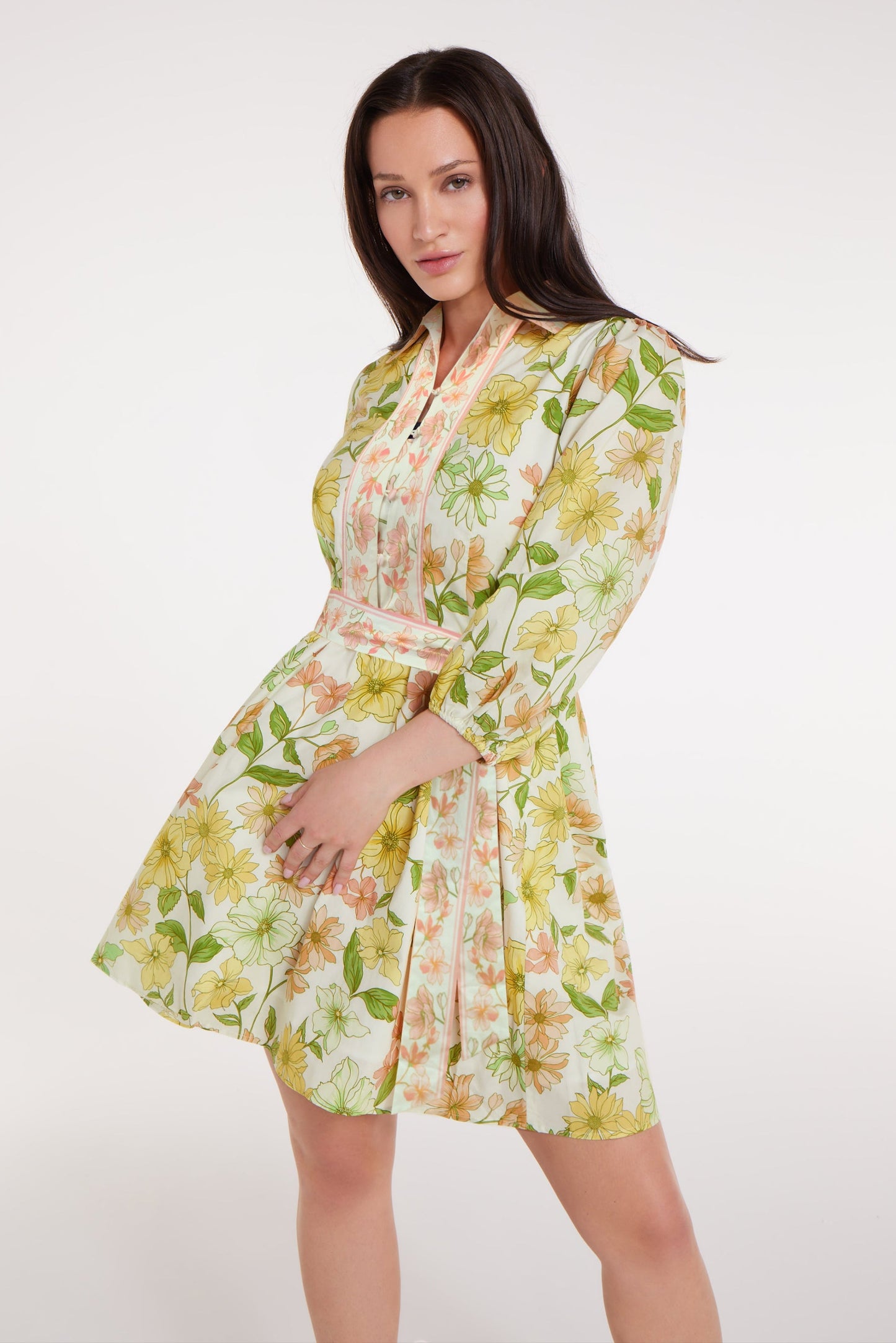 Halle Mini Dress in Sights of Springs