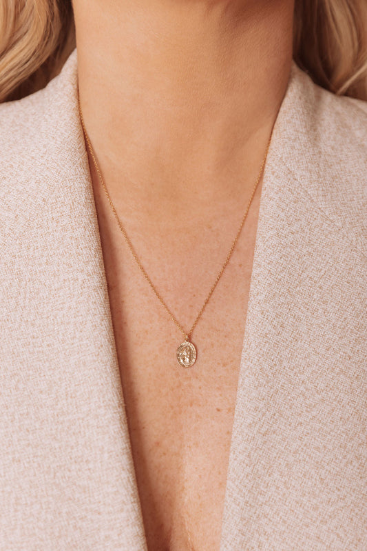 St. Christopher Charm Necklace by Set & Stones