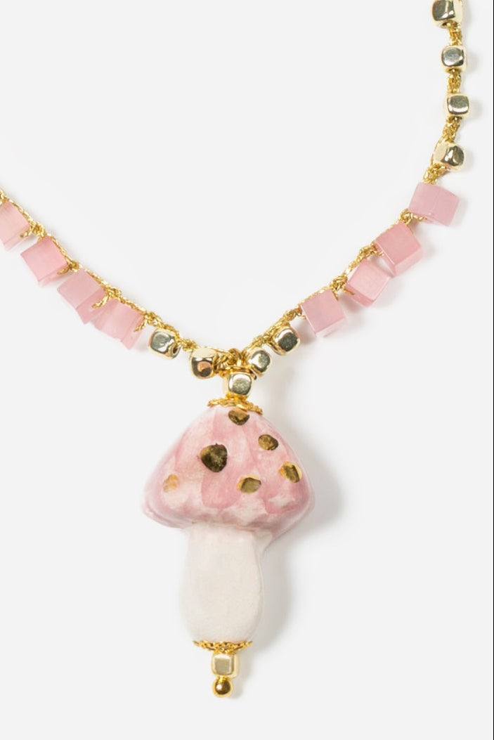Funghai Rose Necklace by CASHFANA