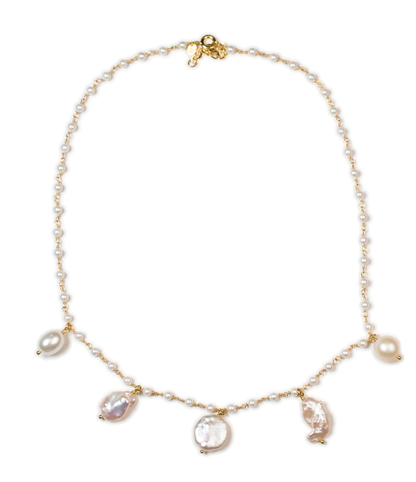 Cinque Perle Necklace by CASHFANA