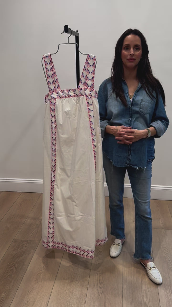 New Product Ava Dress in Graceful Garlands by Hermoza