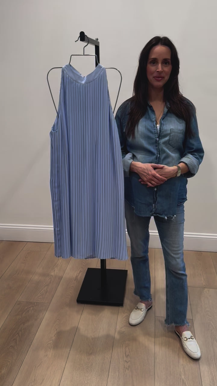 New in Corinne Dress in Blue Moon by Hermoza