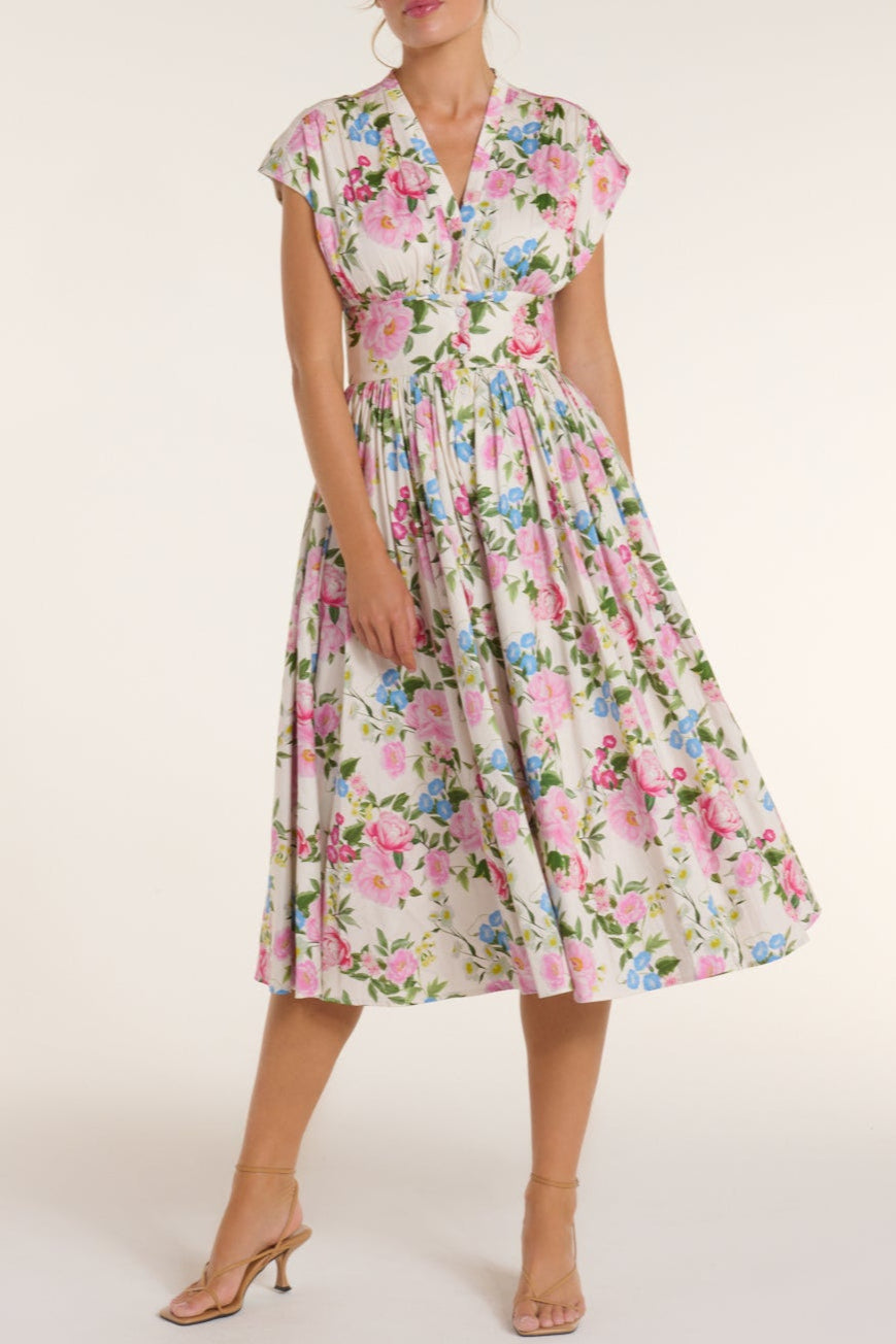 New Product Tiffany Dress in Blooming in Breeze by Hermoza