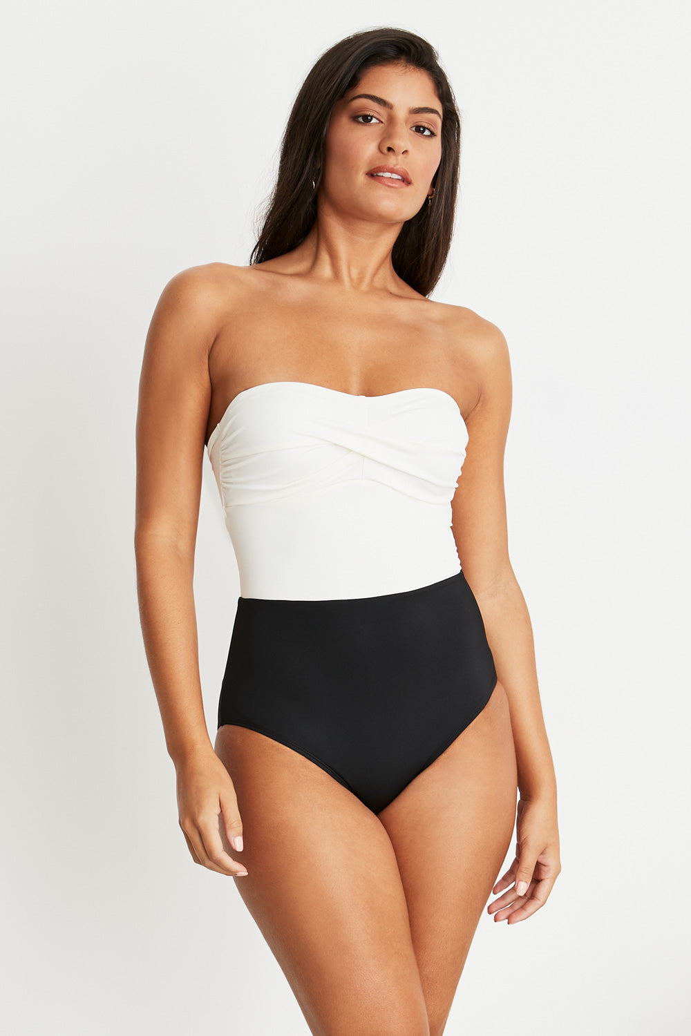 Best Seller Liz Sweetheart Strapless One-piece Swimsuit by Hermoza