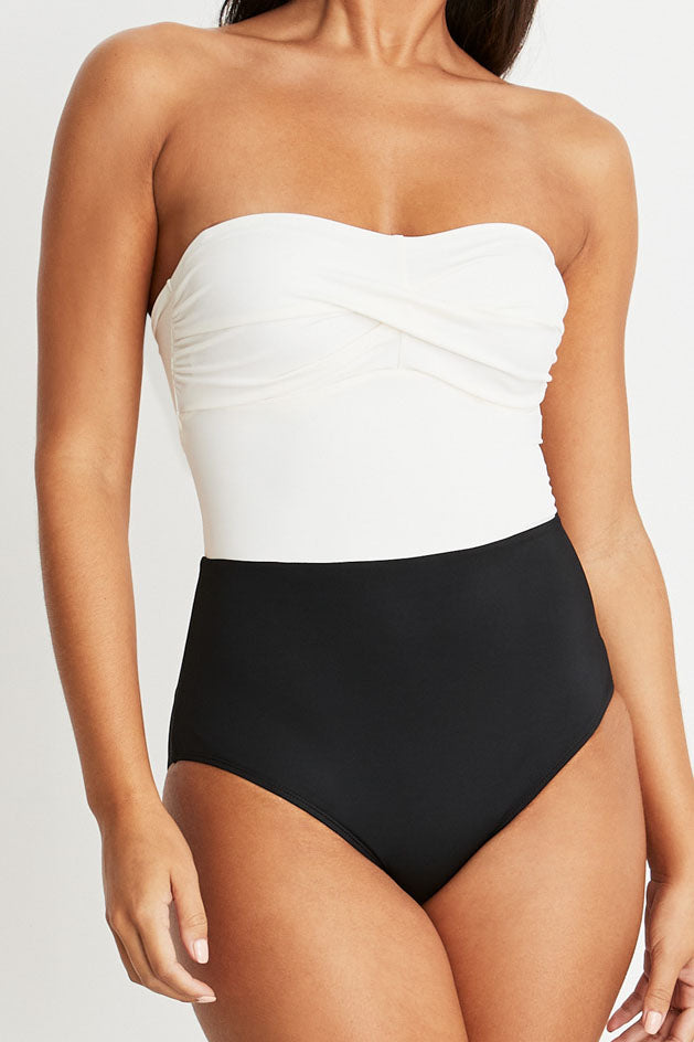 Best Seller Liz Sweetheart Strapless One-piece Swimsuit by Hermoza
