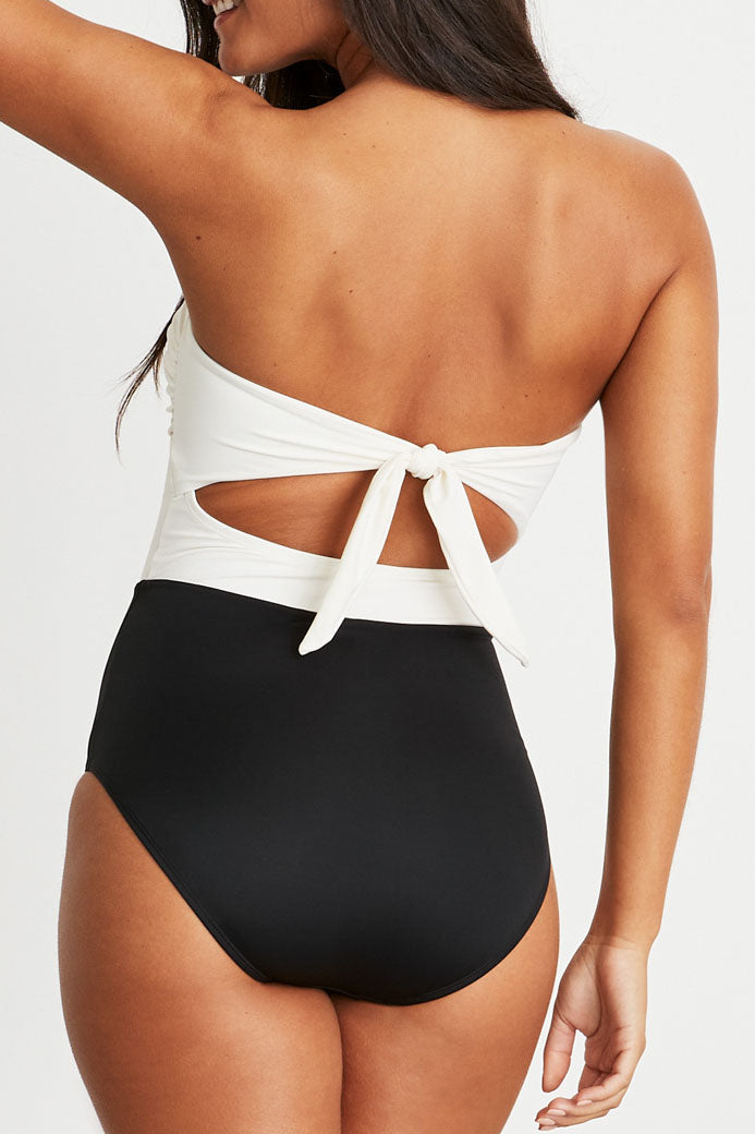 Best Seller Liz Sweetheart Strapless One-piece Swimsuit by Hermoza