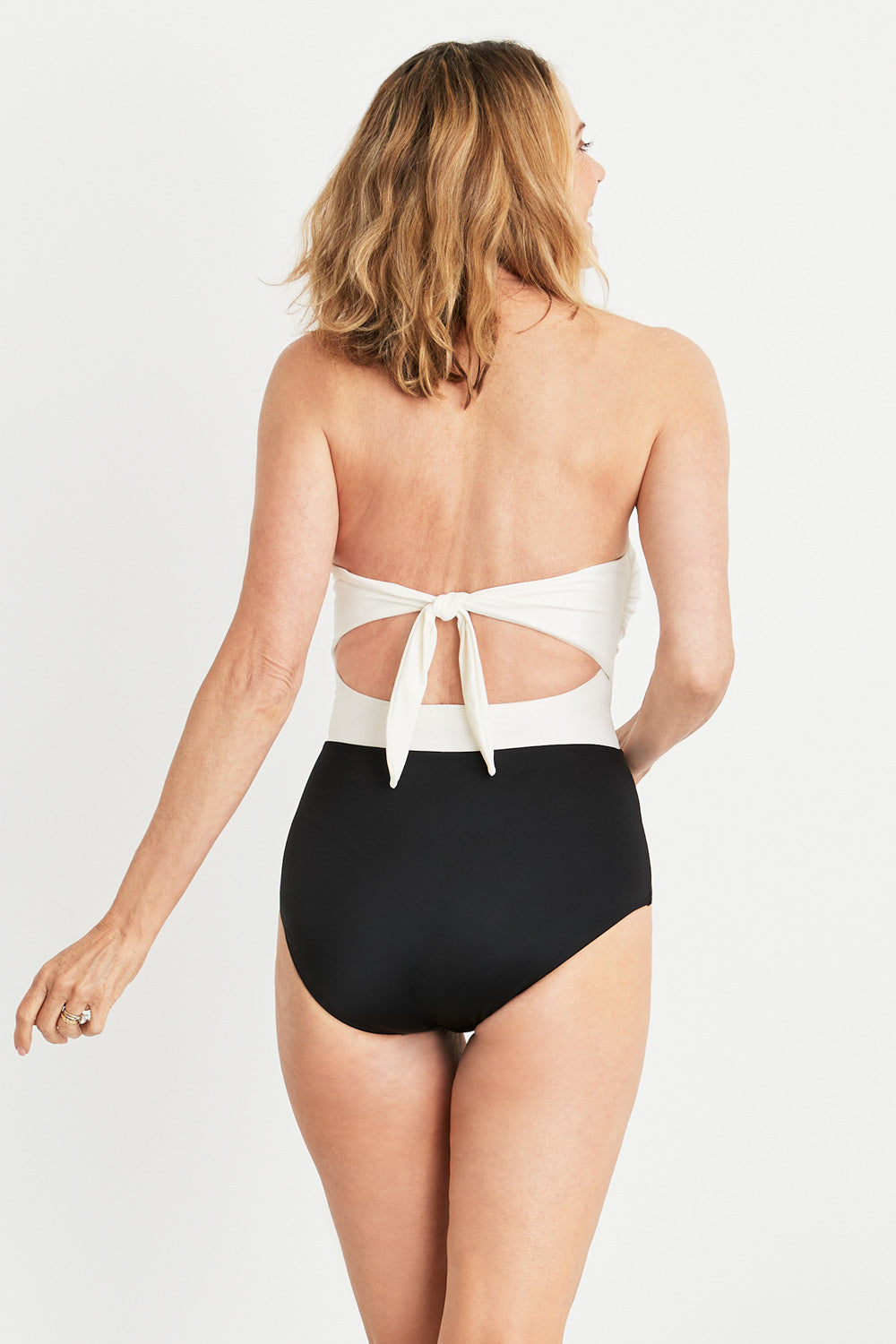 Best Seller Liz Sweetheart Strapless One-piece Swimsuit by Hermoza