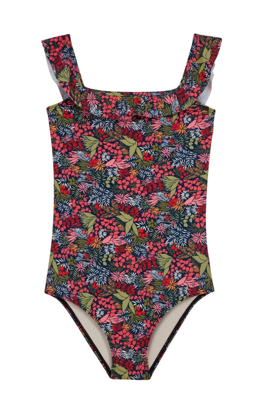 Girl's Ruffle One Piece Swimsuit
