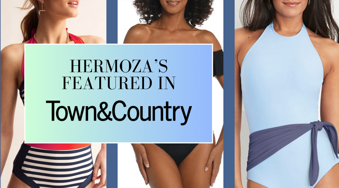 Shop the Genevieve one-piece as seen in Town & Country Magazine