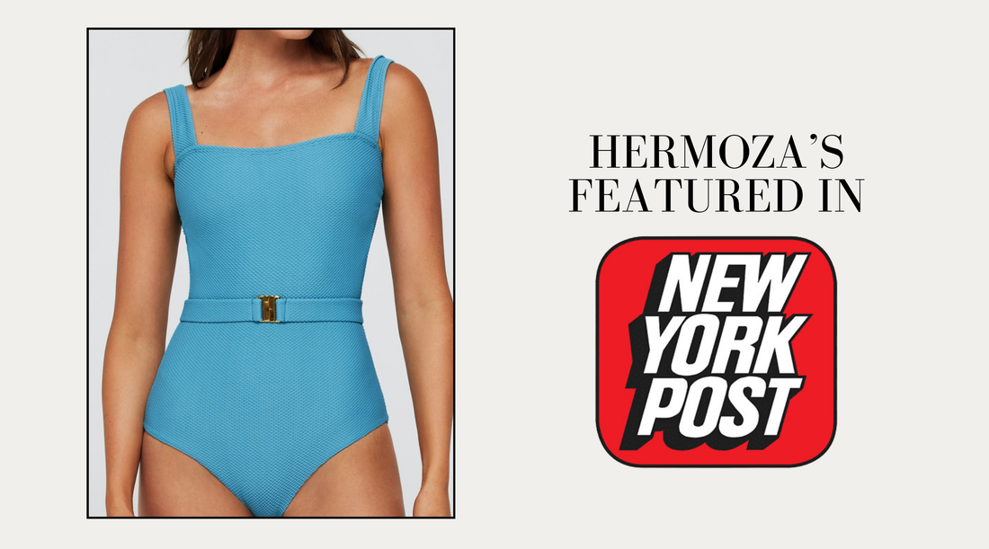 Hermoza’s Belted Marisa One-Piece Featured in New York Post’s Top Tummy-Control Swimsuits