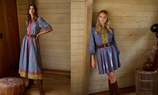 Fall in Full Bloom: Meet Alexandra + Halle in Dusty Bloom