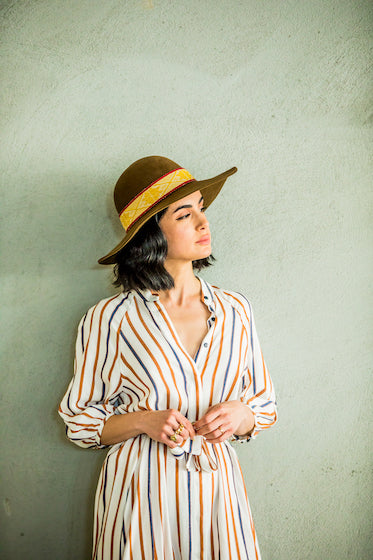 Floppy Sample Sale Hat Brown by Andeana Hats