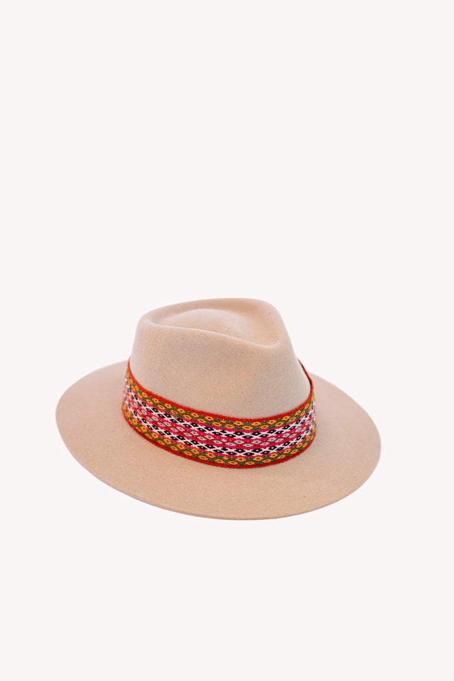 Sand Fedora Hat by Andeana Hats
